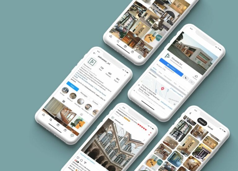 Mock-up social Polvanesi srl