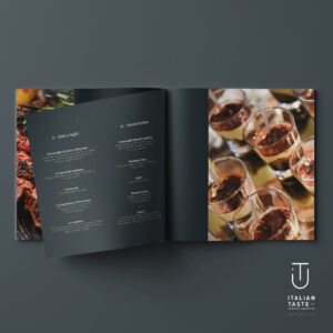 brochure menu wedding