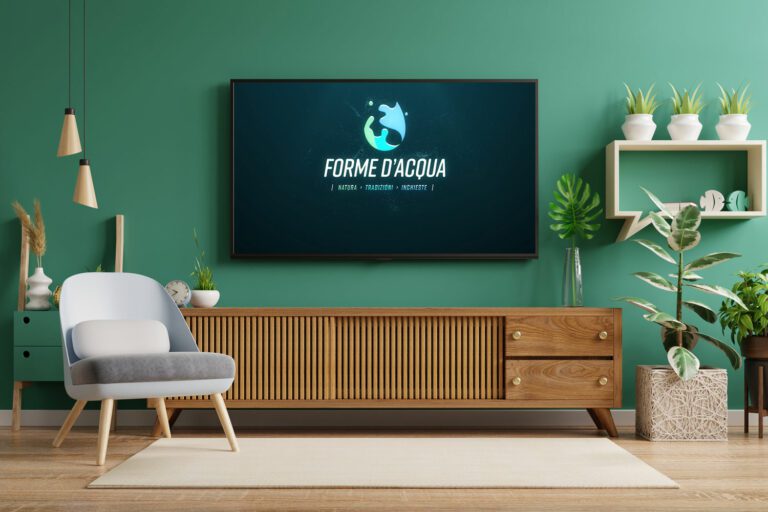 mockup format tv forme d acqua